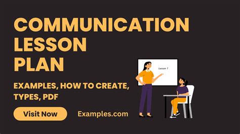 Communication Lesson Plan 6 Examples