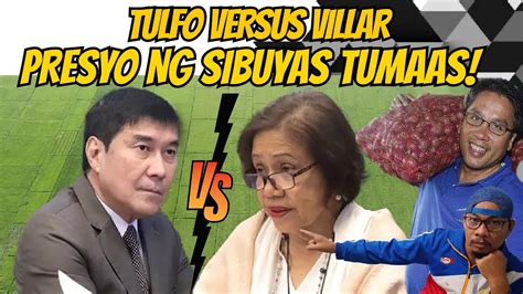 Tulfo Versus Villar Presyo Ng Sibuyas Tumaas Bisdak Dds Youtube