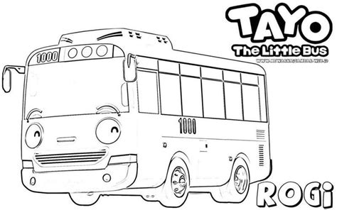 tayo bus coloring page to print. Tayo the Little Bus, who doesn't know ...