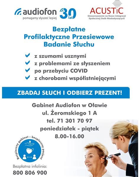 Bezpłatne badanie słuchu dla seniorów Olawa24 pl