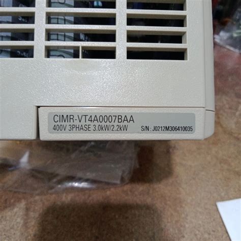 Jual Inverter Yaskawa Kw Kw Pase Vac Cimr Vt A Baa