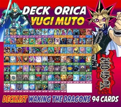 Yugi Muto Deck 94 Cards Anime Orica Yugioh Yugioh Decks Yugioh Monster Cards