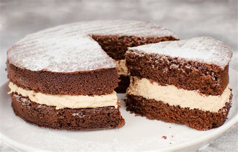 Chocolate Victoria Sponge Cake Easy British Recipe By Flawless Food