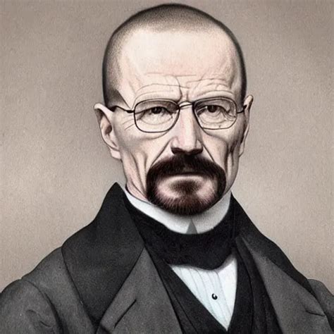 19th Century Portrait Of Walter White Stable Diffusion Openart