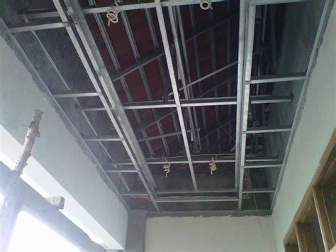 Cara Membuat Rangka Plafon Drop Ceiling Beinyu