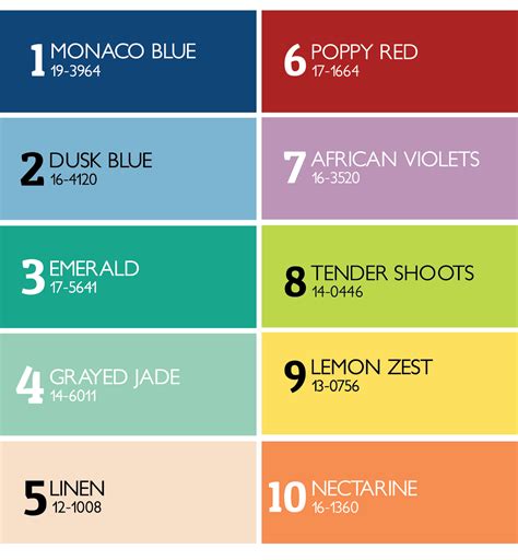 Josephs : 2013 Top Colors by Pantone