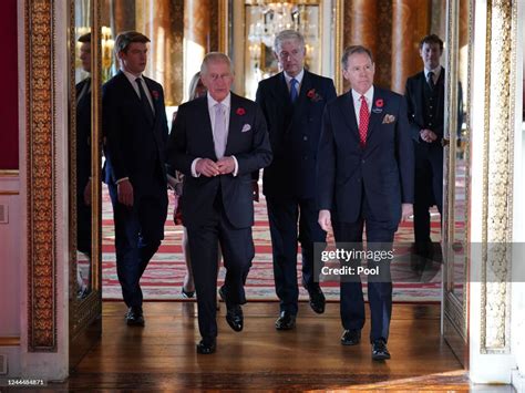 King Charles Iii Arrives To A Reception At Buckingham Palace Ahead Of