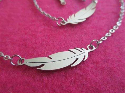 Feather Set - Beautiful Steel Jewelry