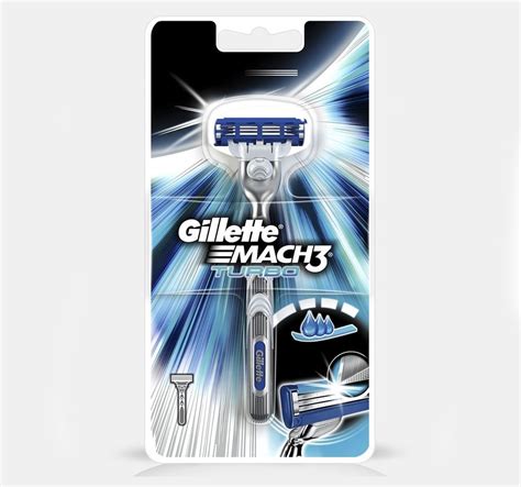 Gillette Mach Turbo Men S Razor Handle Preloaded Cartridge New