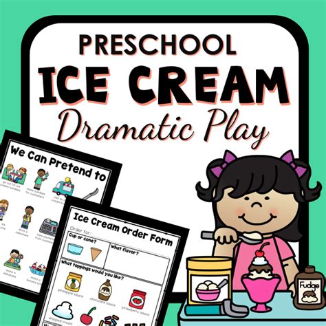 Ice Cream Shop Dramatic Play Preschool Teacher 101