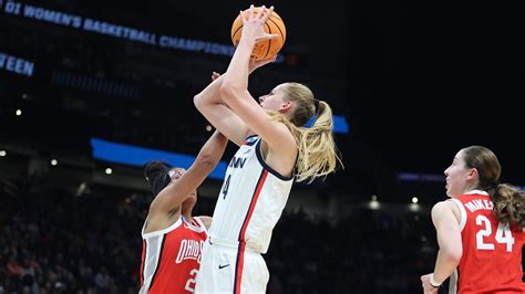 Dorka Juhász Uconn Womens Basketball Sweet 16 Postgame Ohio State