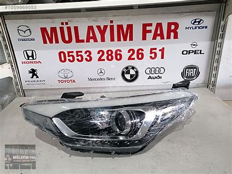 Otomobil Arazi Arac Elektrik Hyunda Sol Far Ledl Mercekl