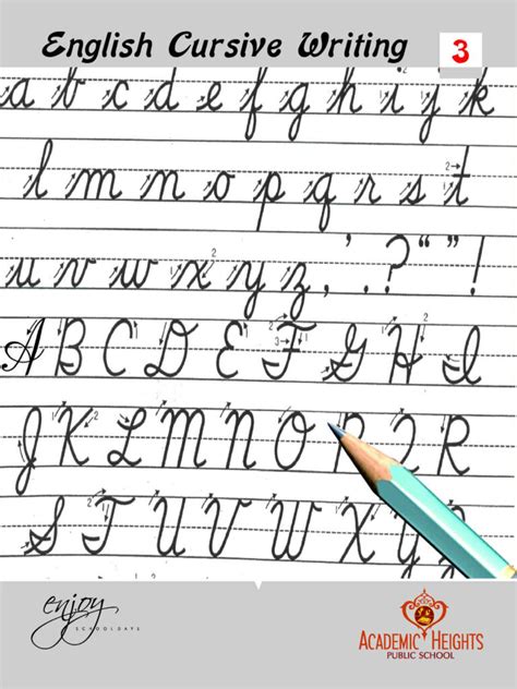 Cursive Alphabet In English | AlphabetWorksheetsFree.com