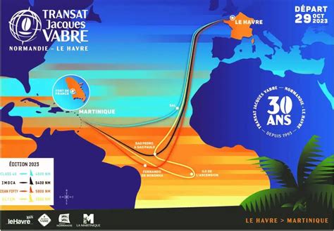 Transat Jacques Vabre Parcours Engag S Programme Dates