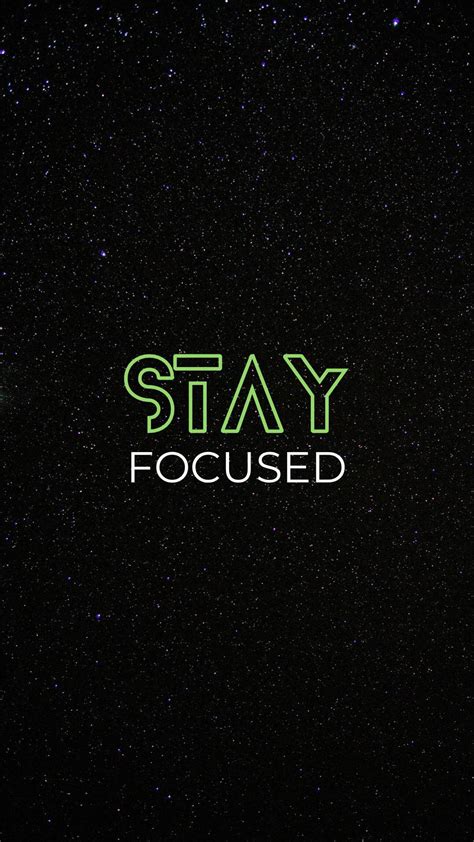 Stay Focused Wallpaper