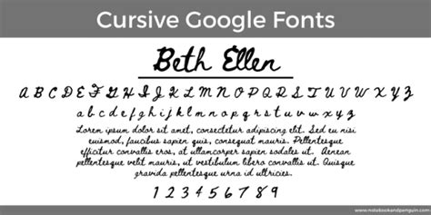 25 Best Cursive Google Fonts (With Examples)