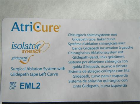 New Atricure Ref Eml Isolator Synergy Glidepath Surgical Ablation