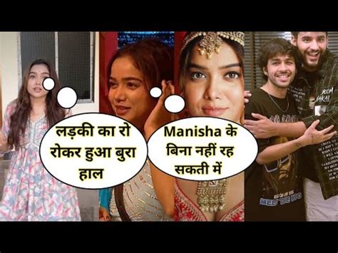 Abhisha Fan Live Emotion Expreace For Manisha Rani And Abhishek Malhan