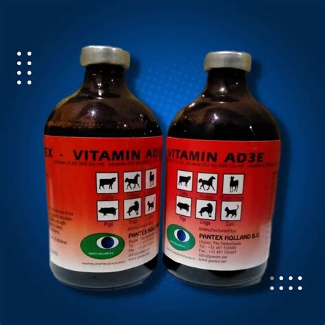 Jual Vitamin AD3E Holland Vitamin AD3E Injeksi Pantex Holland AD3E