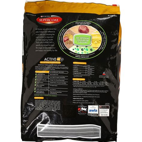 Supercoat Adult Dog Food Active 8kg Woolworths