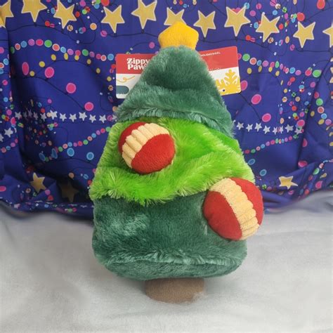 Dog Toy Zippy Paws Christmas Tree Fluffy Bum Designs