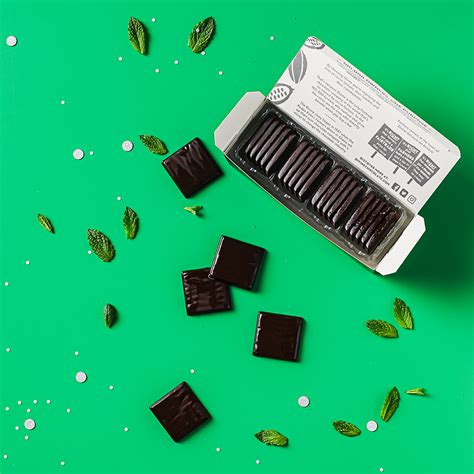 Divine Dark Chocolate Mint Thins 200g Divine Chocolate