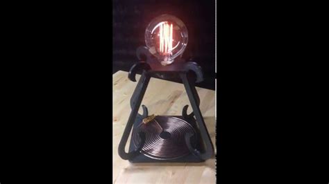 Wirelessly Powered 3d Printed Tesla Desk Lamp Youtube