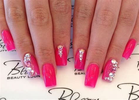 Blinged Out Nails Nail Accessories Nails Nail Designs