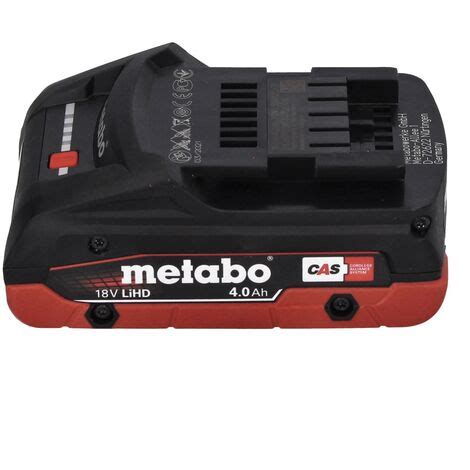 Metabo Basic Set 2x LiHD Akkupack 18 V 4 0 Ah 2x 625367000 Metabo