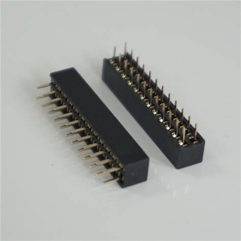 2 54mm Female Header Double Row Straight U Type Manufacturers