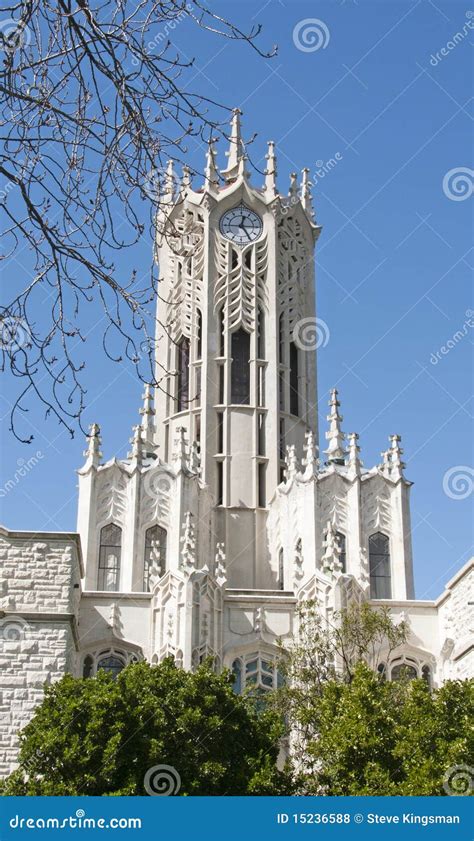 Auckland University Clock Tower Stock Photo Image Of Auckland Clock