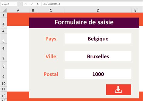 Cr Er Un Formulaire De Saisie Sans Userform Ou Vba Sur Excel Tuto De Rien