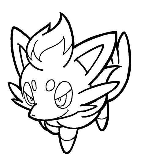 Pokemon Zorua Coloring Pages at GetColorings.com | Free printable colorings pages to print and color