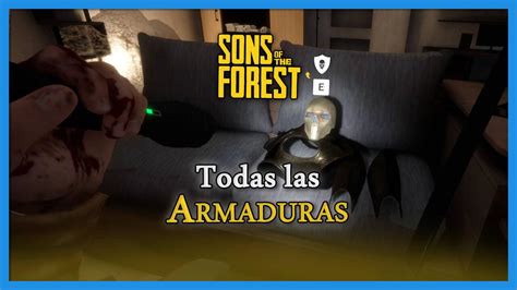 Sons Of The Forest Todas Las Armaduras Y C Mo Conseguirlas