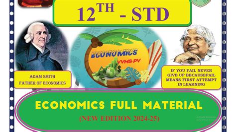 Th Economics Full Study Materials English Medium Kalvi