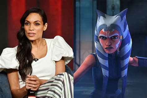 Ashoka Tano Played By Rosario Dawson In Mandalorian Star Wars