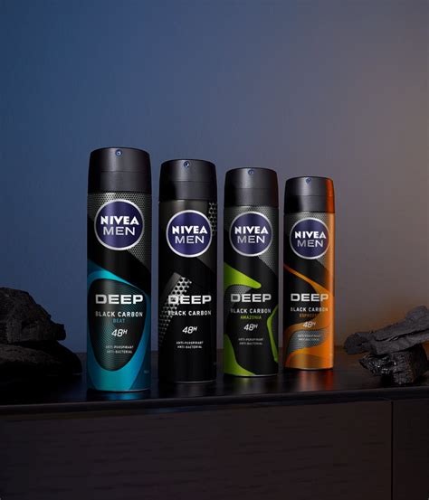 Nivea Men Deep Black Carbon Beat Deodorant Spray Uur Bescherming