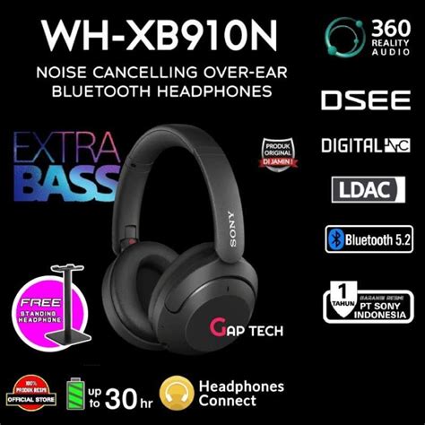 Promo Sony Wh Xb N Wh Xb N Extra Bass Nc Bluetooth Headphones