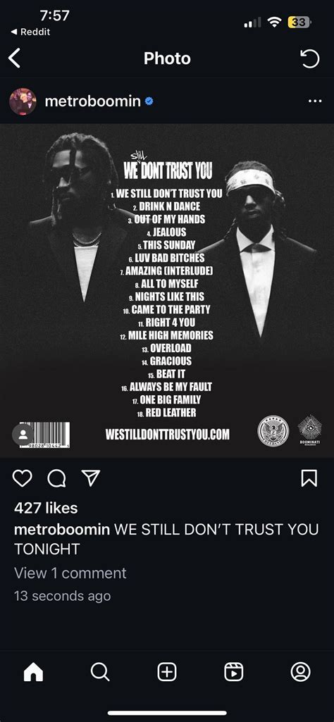 We Still Don’t Trust You Tracklist R Goodasssub