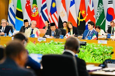 Sesi Ketiga KTT G20 Brasil Presiden Prabowo Tegaskan Komitmen