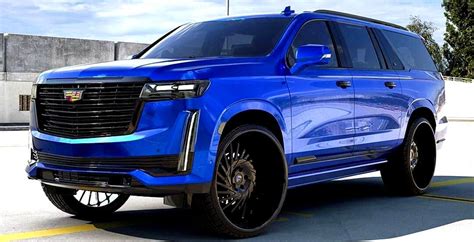 2021 Cadillac Escalade On Black Forgiato Wheels Artofit