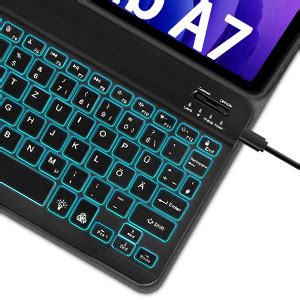 Easyacc Tastatur H Lle Kompatibel Mit Samsung Galaxy Tab A