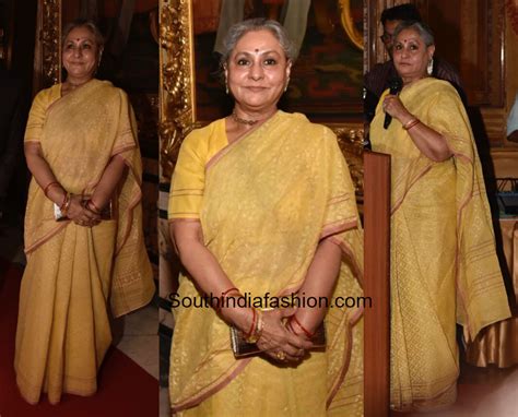 Jaya Bachchan's Saree Look – South India Fashion