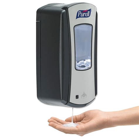 Purell Ltx 12 Wall Mount Touch Free Hand Sanitizer Dispenser Chrome