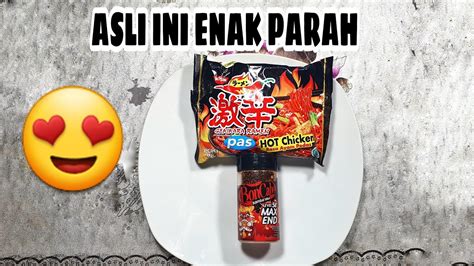 ENAKNYA NAMPAR GEKIKARA RAMEN RASA HOT CHICKEN BONCABE LEVEL 50 MAX