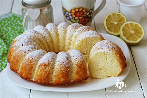 Ciambella Al Limone E Yogurt Soffice Tutto Fa Brodo In Cucina