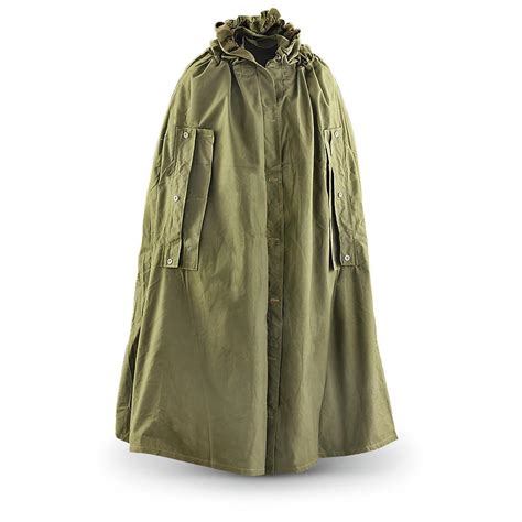 New Polish Military Surplus Poncho Shelter Half Olive Drab 219343