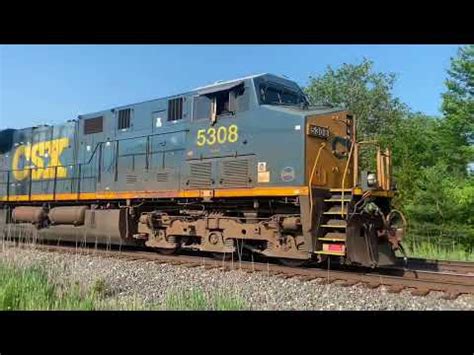 INSANELY RARE CSX Inspection Train CSX SD 70AC SD 70MAC Manifest