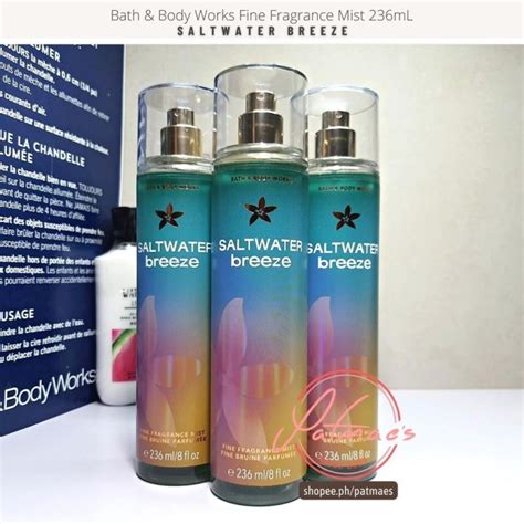 Bath And Body Works Fragrance Mist Saltwater Breeze Ml Sold Each