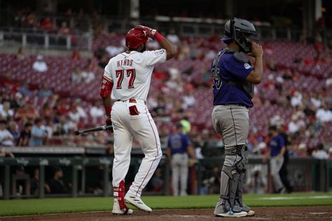 Photos Cincinnati Reds Prospect Rece Hinds Dazzles In Mlb Debut